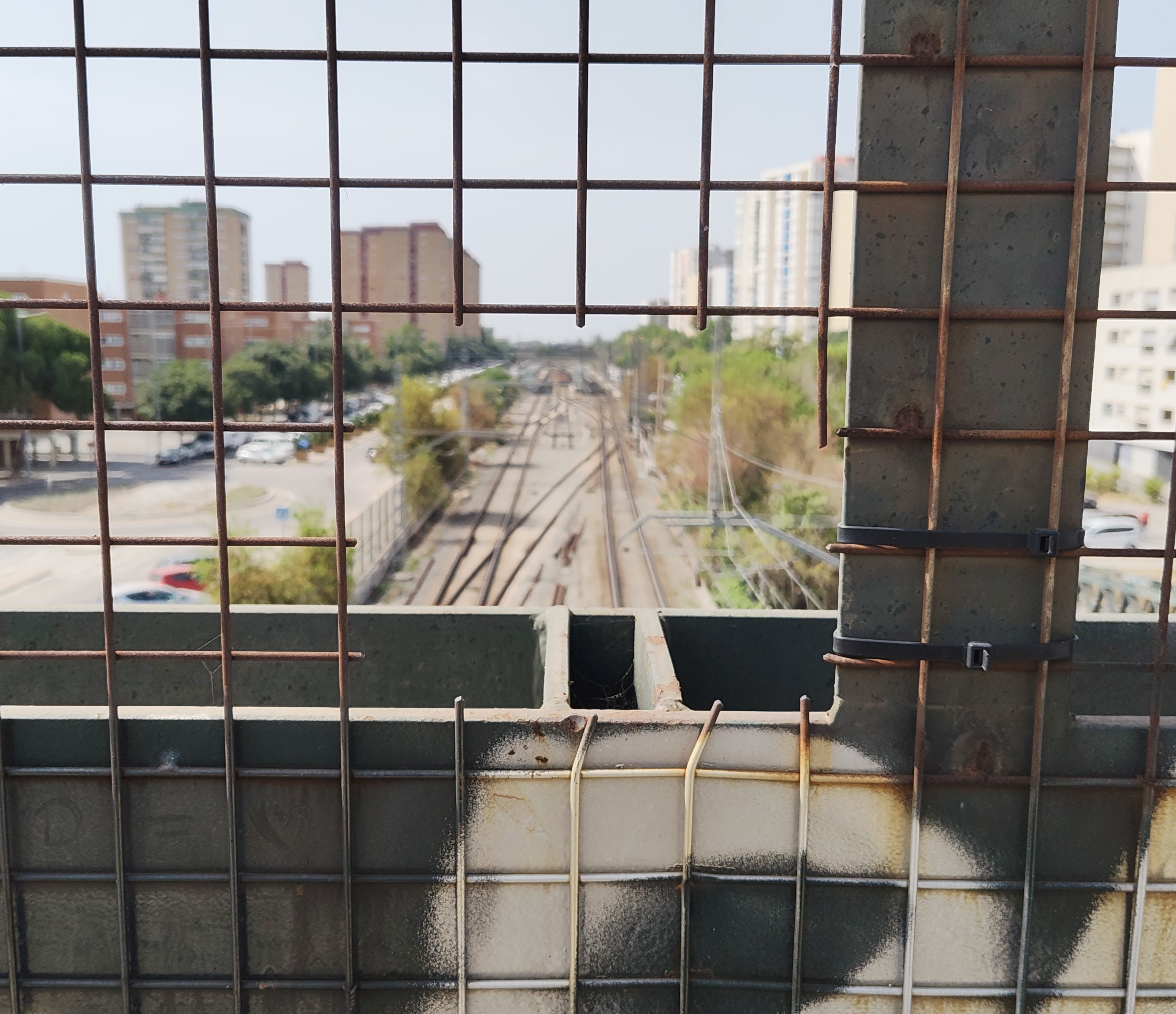 Convenient cut in the mesh.